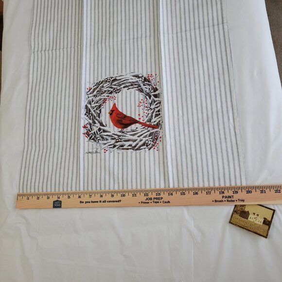 Cardinal Dish Towel NWT & Drying Mat NWT Winter Theme - Picture 15 of 15